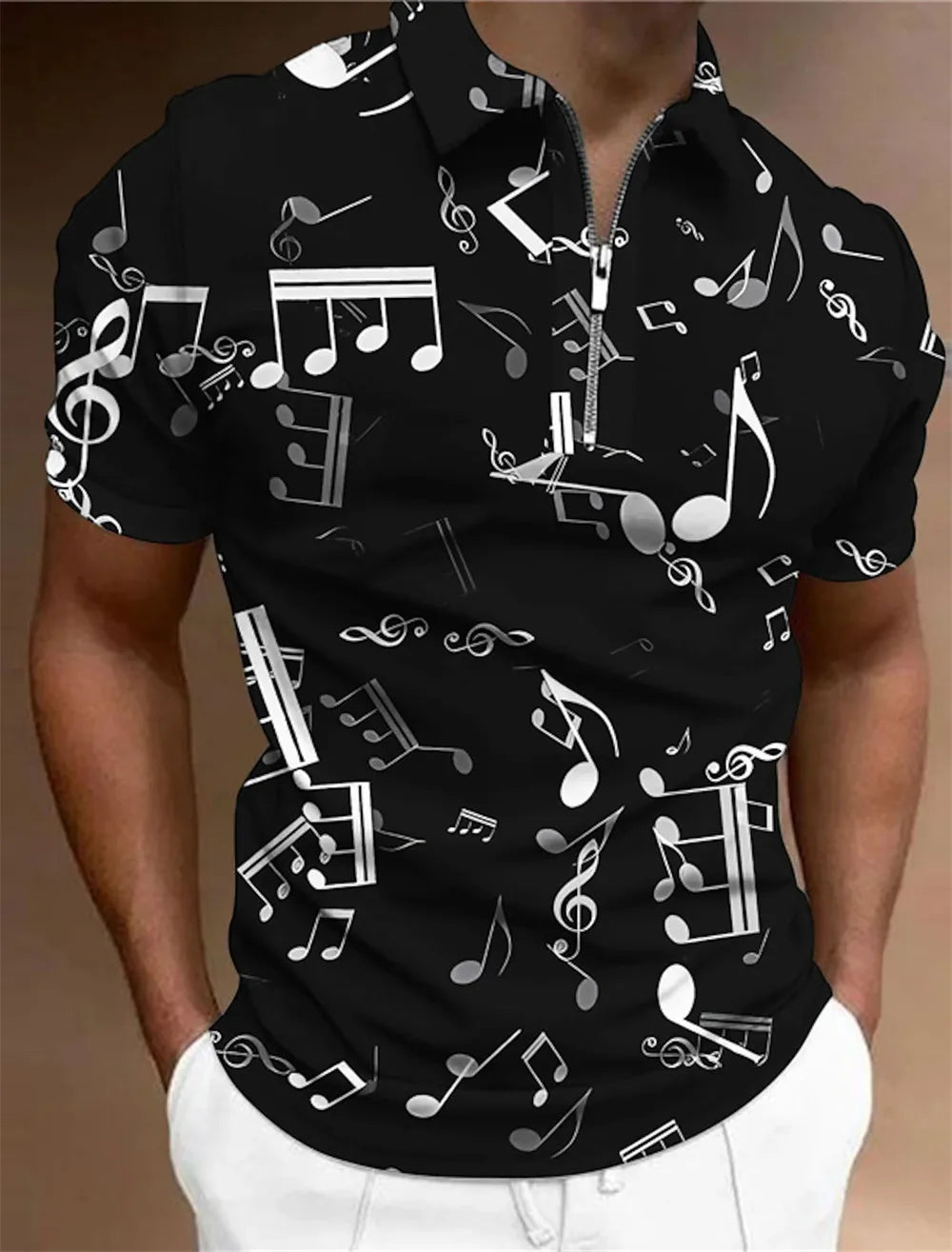 L'allure du T-shirt Polo Zippé : La Fusion Innovante entre Musique et Mode Décontractée