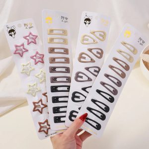 Révélez Votre Style Unique avec Ces Épingles à Cheveux Géométriques Kawaii