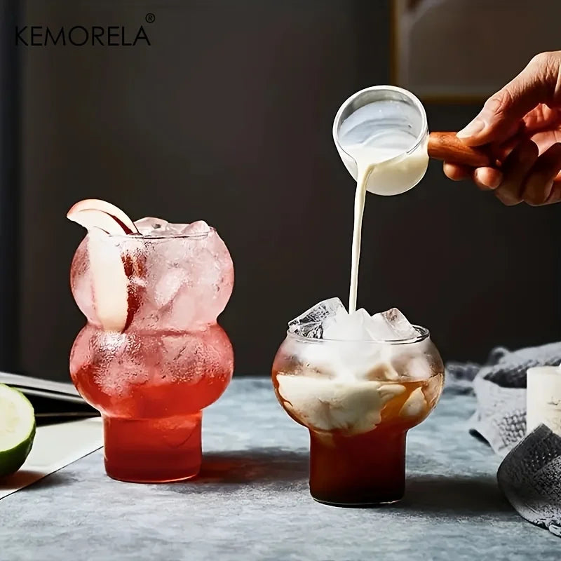 Élégance et Polyvalence au Quotidien : Redécouvrez Vos Boissons avec un Ensemble de Verres Gourde Innovant