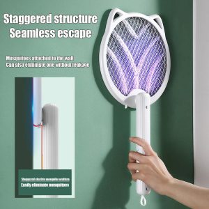 Une solution high-tech pour des soirées paisibles : le swatter électrique rechargeable à lumière violette