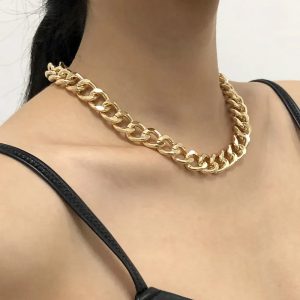 L’Élégance Audacieuse : Le Collier Chunky Twist Gold & Silver qui Sublime Votre Style
