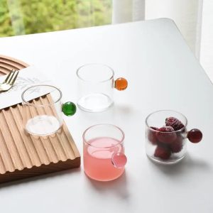 Raffinez Votre Rituel Café: L'Ensemble Tasses Espresso en Verre Alliant Élégance et Praticité