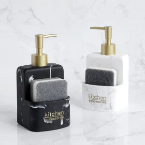 Optimisez votre Cuisine : Le Distributeur de Savon Liquide avec Rangement qui Révolutionne Votre Espace