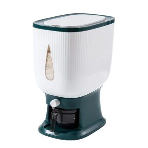 Optimisez Votre Cuisine avec le Distributeur Riz 10 kg Hermétique et son Cylindre de Mesure Astucieux