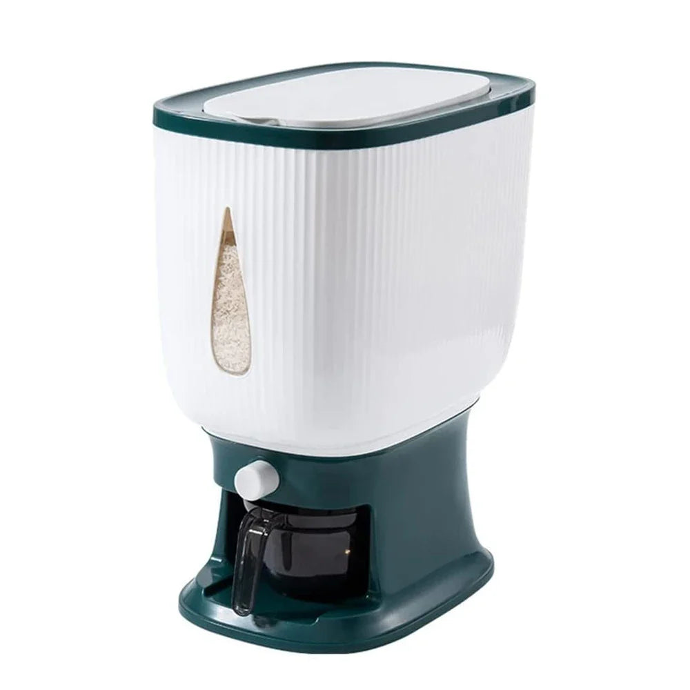Optimisez Votre Cuisine avec le Distributeur Riz 10 kg Hermétique et son Cylindre de Mesure Astucieux
