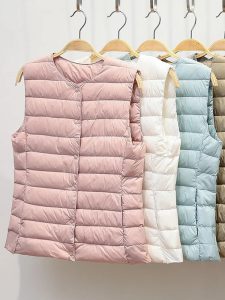 Élégance et Légèreté : Redécouvrez l'Hiver avec ce Gilet Duvet Ultraléger