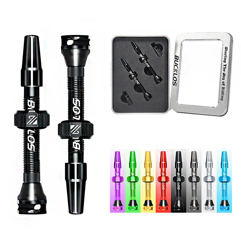 L'innovation au service de votre performance cycliste : BUCKLOS Valve Tubeless Aluminium à l’honneur