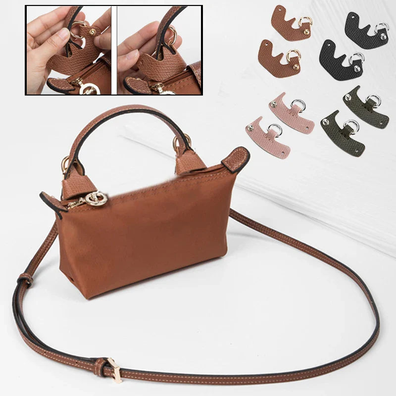 Réinventez votre style avec le kit de transformation sangle Longchamp Mini en cuir véritable