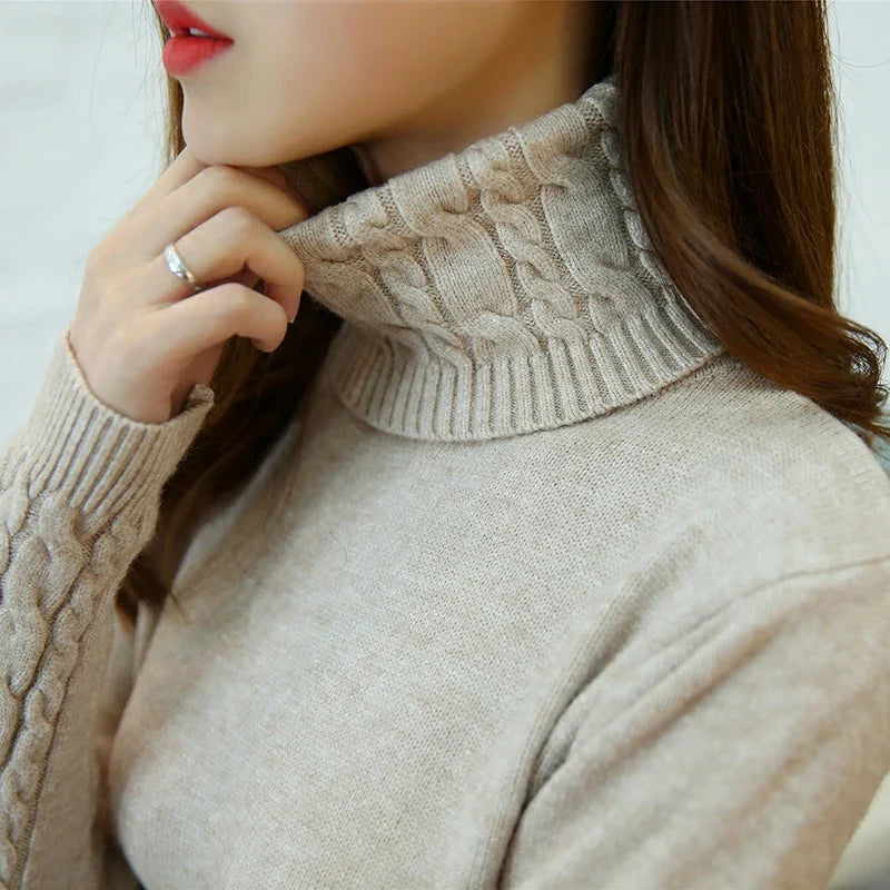 Un Élégant Compagnon de Saison : Le Pull Femme Cachemire Tricoté pour Automne-Hiver