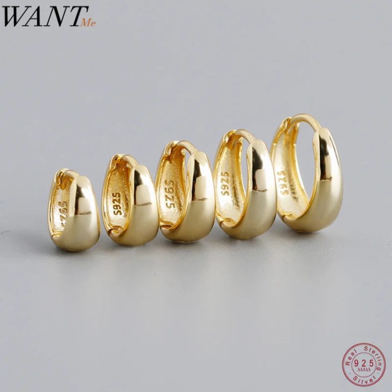 Sublimez votre style avec des huggies en argent sterling 925 au design audacieux