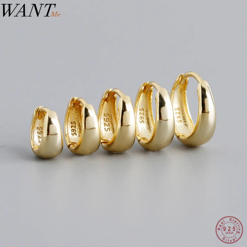 Sublimez votre style avec des huggies en argent sterling 925 au design audacieux