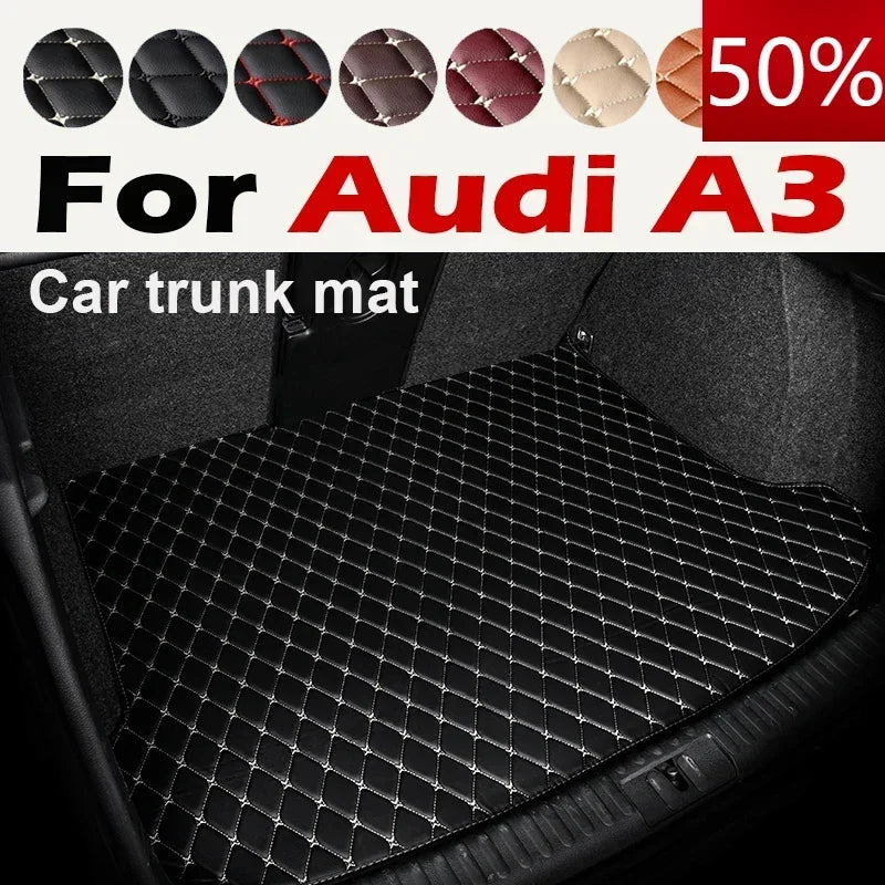Donnez une allure haut de gamme à votre Audi A3 Sportback avec ce tapis de coffre sur mesure