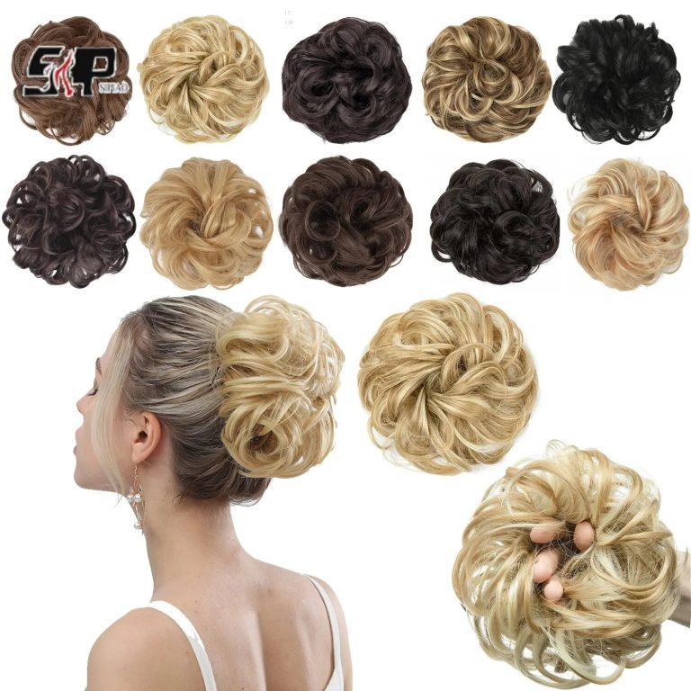 Révélez votre élégance avec les Extensions Chignon Synthétique Bouclé 6 Pouces