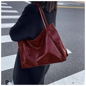 Découvrez le Sac Tote Femme Vintage en Simili Cuir Souple : L'alliance parfaite entre élégance et praticité