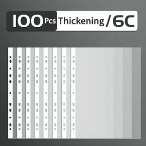 Optimisez votre organisation avec ces pochettes A4 à 11 trous : Le compagnon idéal pour une gestion efficace de vos documents