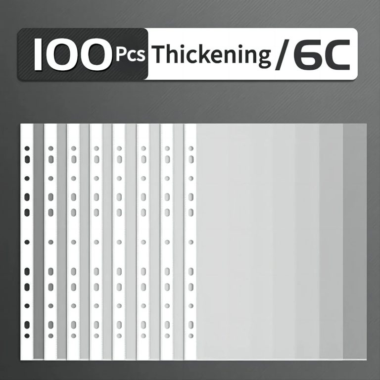 Optimisez votre organisation avec ces pochettes A4 à 11 trous : Le compagnon idéal pour une gestion efficace de vos documents