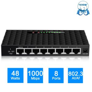 Redéfinir la Connectivité Réseau avec le Commutateur Réseau Gigabit TEROW 8 Ports