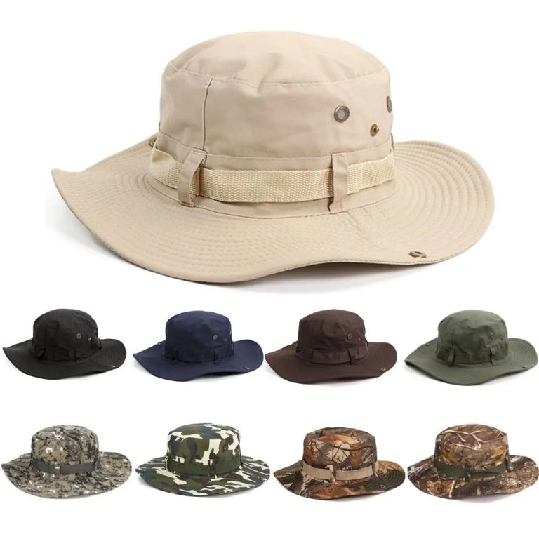 Explorez l’Aventure à l’Ombre d’un Chapeau de Soleil Respirant Camouflage