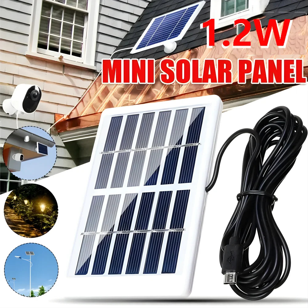 Exploiter le soleil en toute mobilité avec le panneau solaire Bneseus 1.2W 6V Mini USB