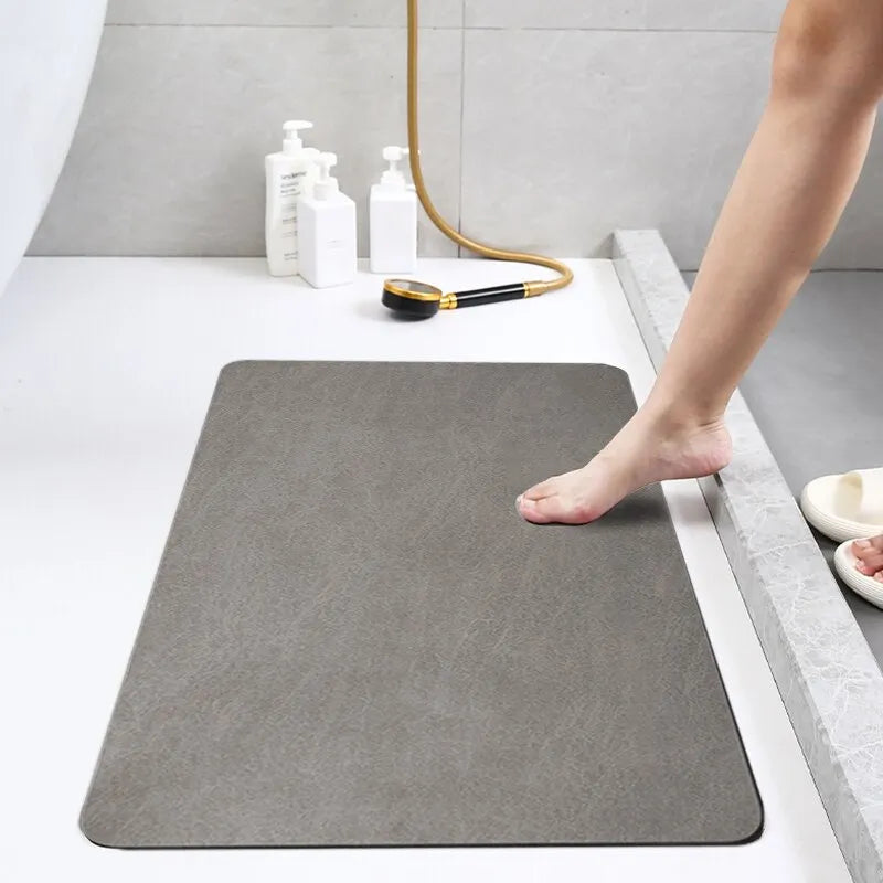 Découvrez le Tapis de Douche Gris qui Révolutionne Votre Quotidien