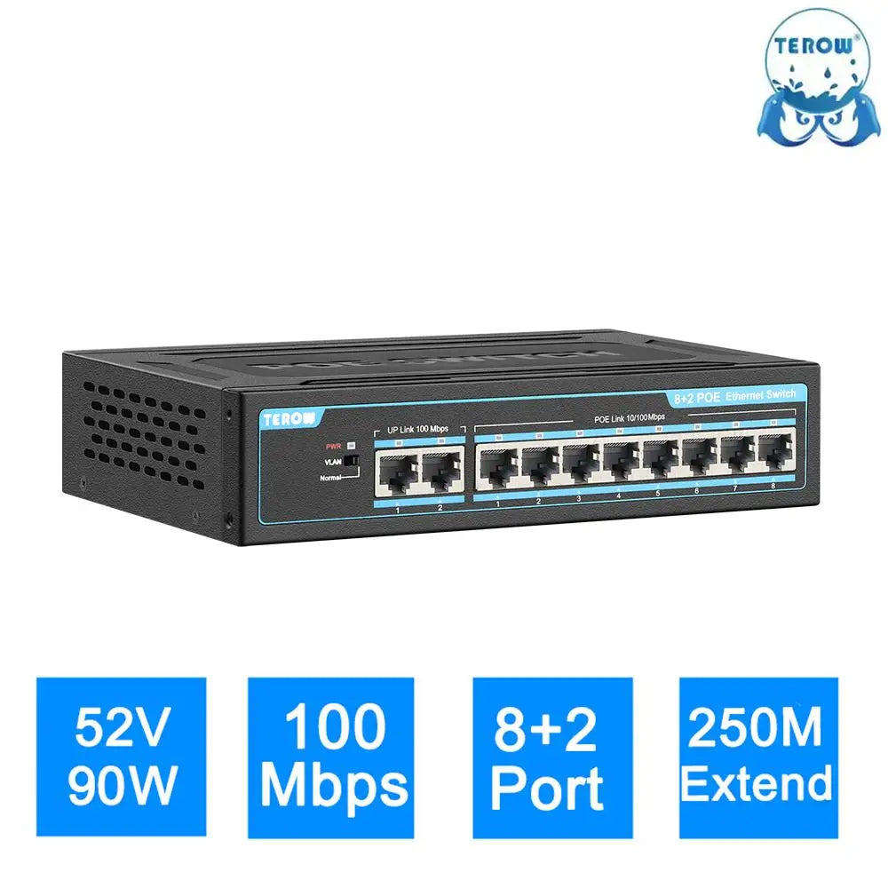 Révolutionnez votre infrastructure réseau avec le switch TEROW PoE 10 Ports