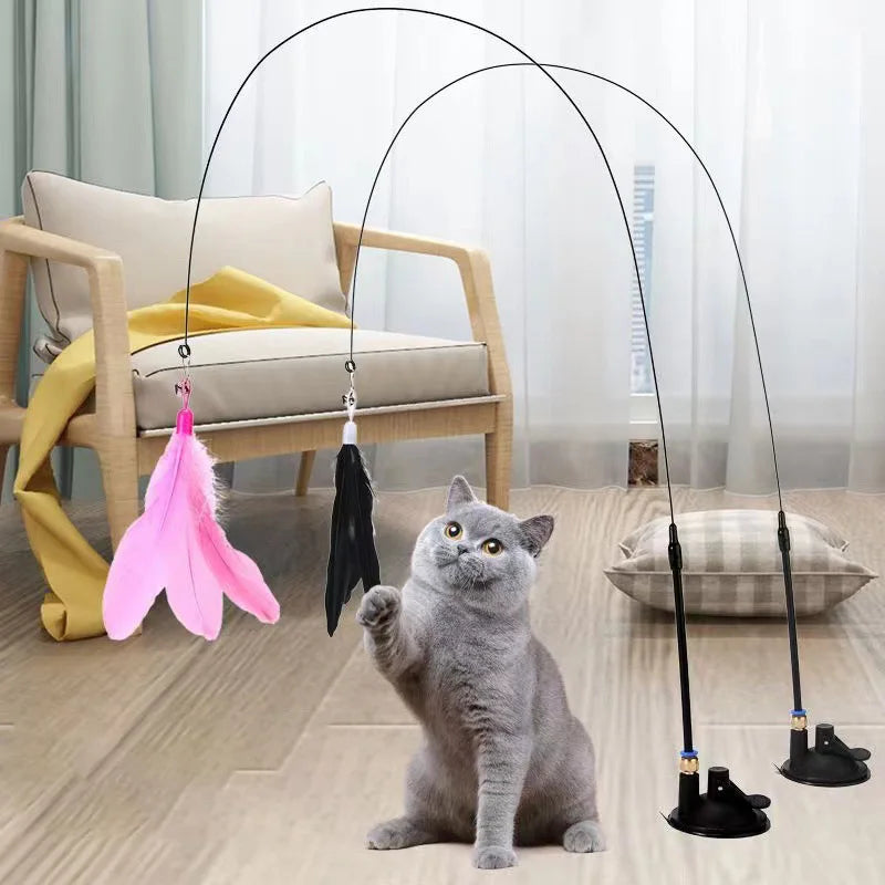 L'univers ludique et interactif pour votre chat : une expérience captivante avec une baguette à plumes