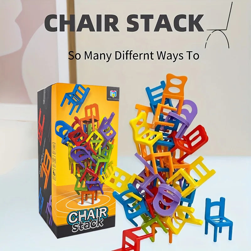 Redécouvrez le plaisir du jeu et du défi avec Chair Stack Tetra Tower