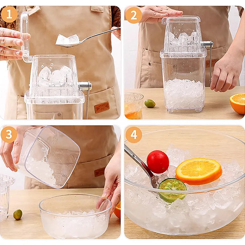 Savourez des Smoothies Glacés en Toute Simplicité : Le Broyeur à Glace Manuel Portable qui Révolutionne Vos Moments Fraîches
