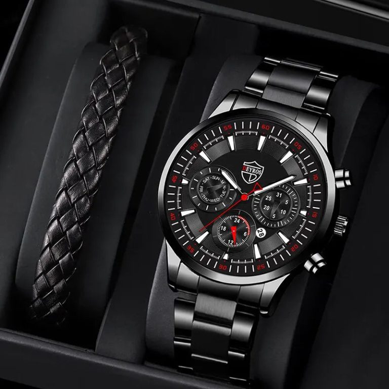 Affirmez Votre Style avec Élégance et Précision : La Montre Homme Acier Inoxydable Style Business Quartz