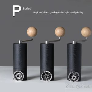 Redécouvrez l'Art du Café Frais avec le Moulin à Café Manuel Kingrinder P1 P2