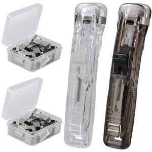 L'innovation écologique au service de votre bureau : découvrez l'agrafeuse sans agrafe réutilisable Push Clip Staplers