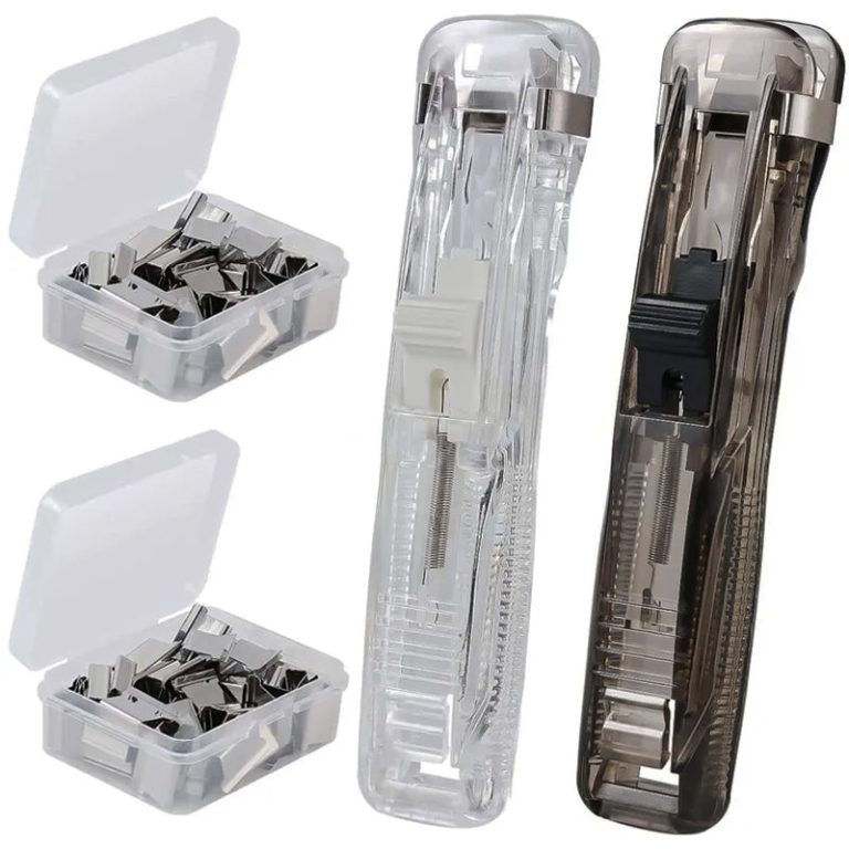 L'innovation écologique au service de votre bureau : découvrez l'agrafeuse sans agrafe réutilisable Push Clip Staplers