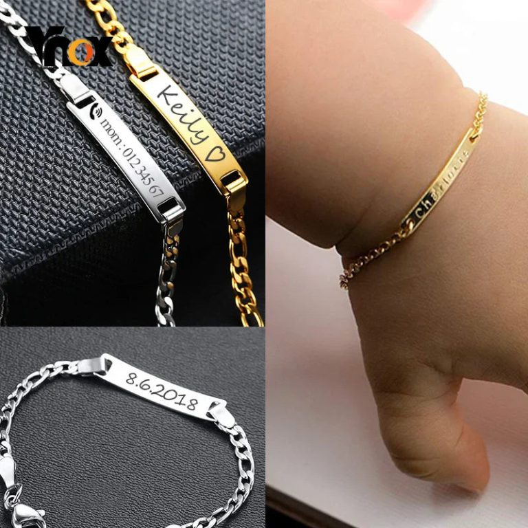 Le Bracelet Personnalisé en Acier Inoxydable Solide : Un Cadeau Unique et Tendance pour Enfant