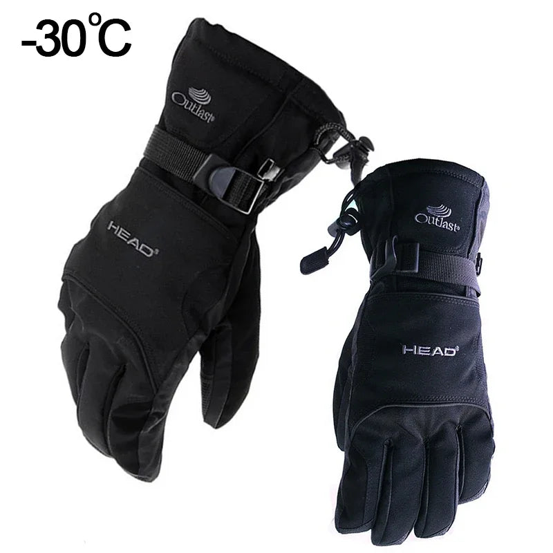 Découvrez la Révolution de la Protection Hivernale avec les Gants de Ski Noir Imperméables -30°C