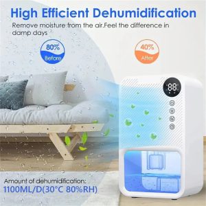 Un air pur et confortable avec le déshumidificateur compact qui révolutionne votre quotidien