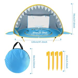 Des Moments Inoubliables en Famille avec la Tente UV pour Bébé et sa Piscine Intégrée