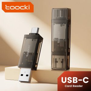 Optimisez vos transferts de données avec le Lecteur de Carte Toocki 2 en 1 USB2.0 USB C