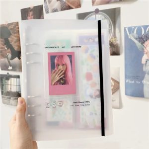 Pour une Collection Kpop Exceptionnelle: L'Album A5 Porte-photocards en Forme de Cœur