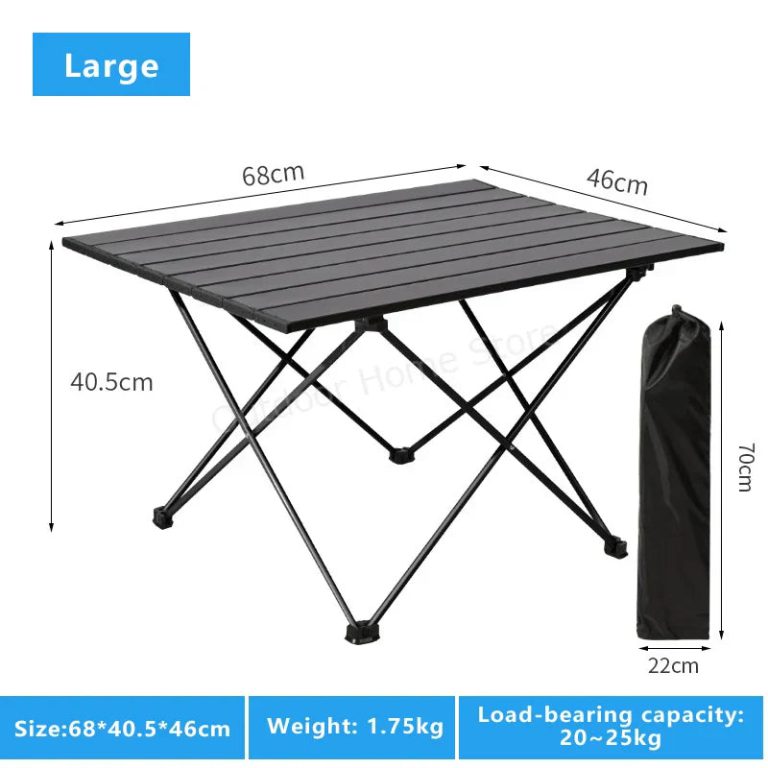 Libérez vos Aventures : La Table de Camping Pliable Ultra-Légère en Aluminium qui Change Tout