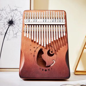 Laissez-vous envoûter par la magie sonore du Kalimba 17 touches en bois massif