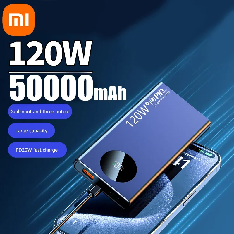 La Batterie Externe Xiaomi 120W 50000mAh : L’Allié Indispensable Pour Une Énergie Sans Limites