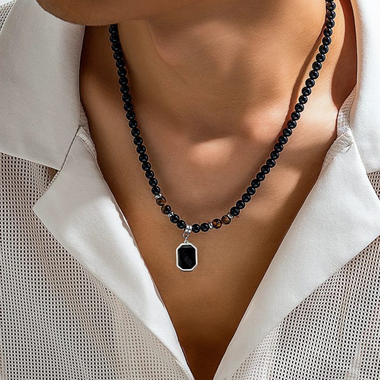 Exprimez Votre Style Unique Avec Ce Collier Hip Hop en Acier Inoxydable
