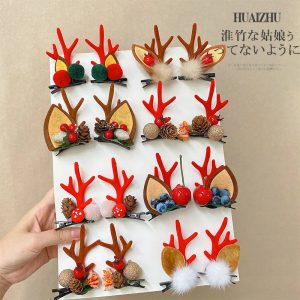 Illuminez Vos Fêtes avec des Barrettes Festives Kawaii pour Femmes et Filles
