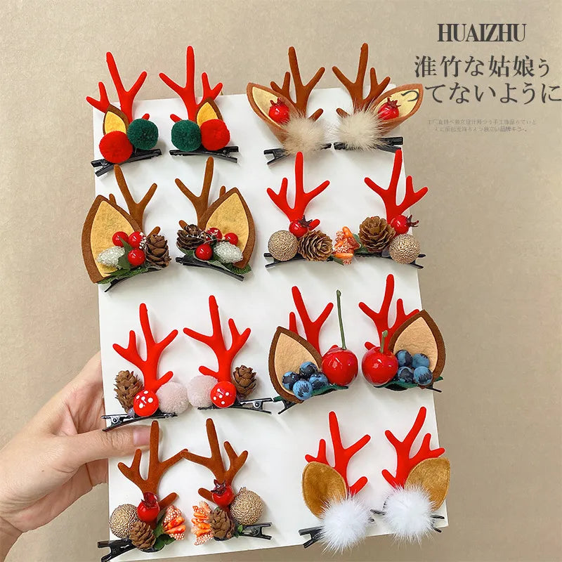 Illuminez Vos Fêtes avec des Barrettes Festives Kawaii pour Femmes et Filles