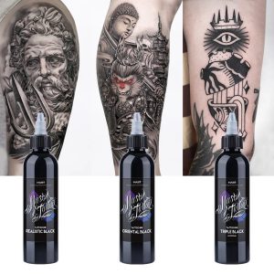 Révélez l'Art du Tatouage avec une Encre Noire d'Exception