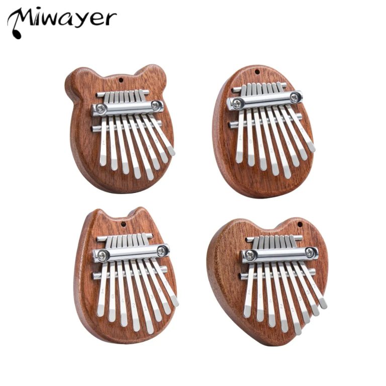 Plongez dans l'univers musical ludique avec le Mini Kalimba 8 Touches Miwayer