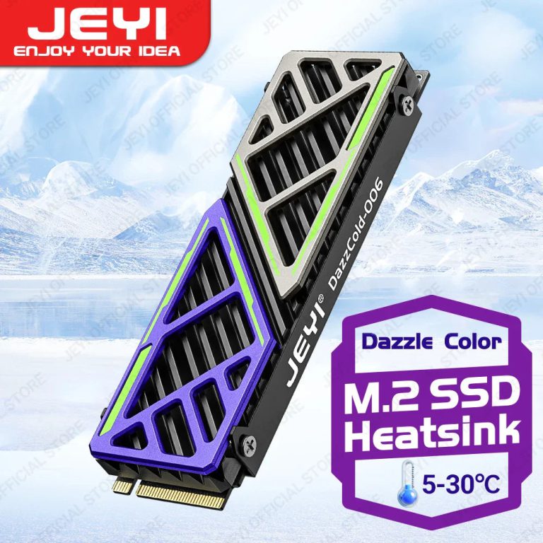 Boostez la longévité et les performances de vos SSD grâce au Refroidisseur JEYI Dazzcold 2280