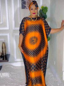 Élégance et Fusion des Cultures : La Robe Longue Oversize Femme Africaine Réinvente le Style