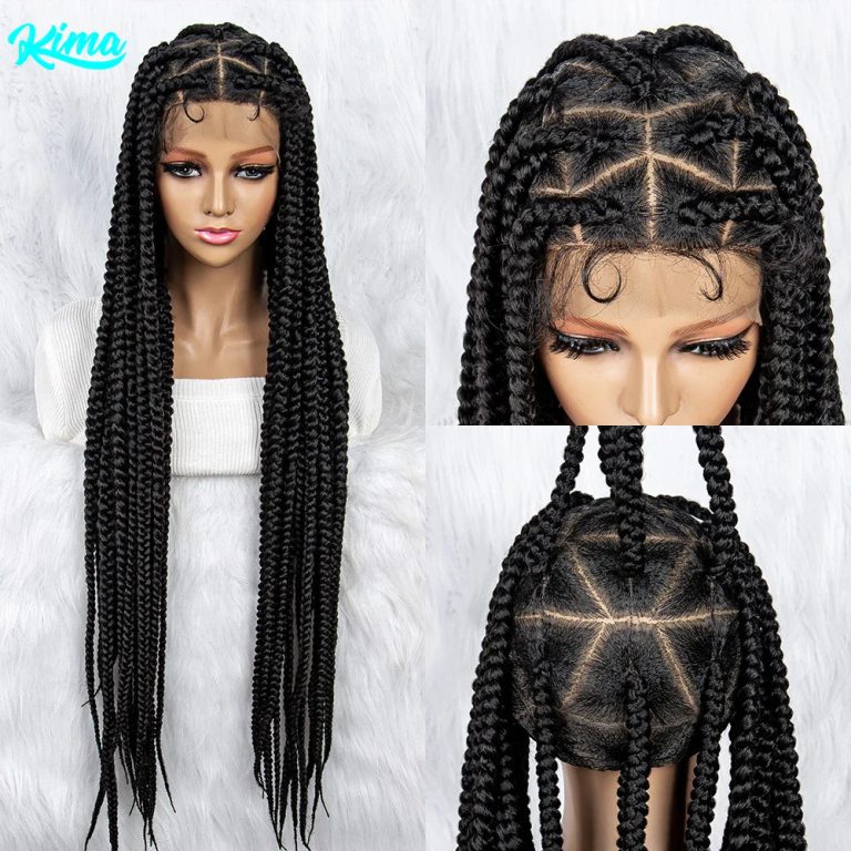 Révélez Votre Élégance Naturelle avec la Perruque Tressée Cornrow Blonde 613