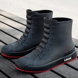 L'élégance imperméable : la révolution des bottes de pluie pour hommes
